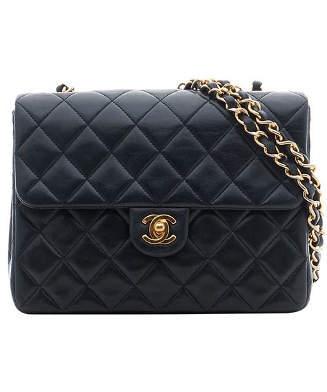 chanel purse black quilted|black chanel leather shoulder bag.